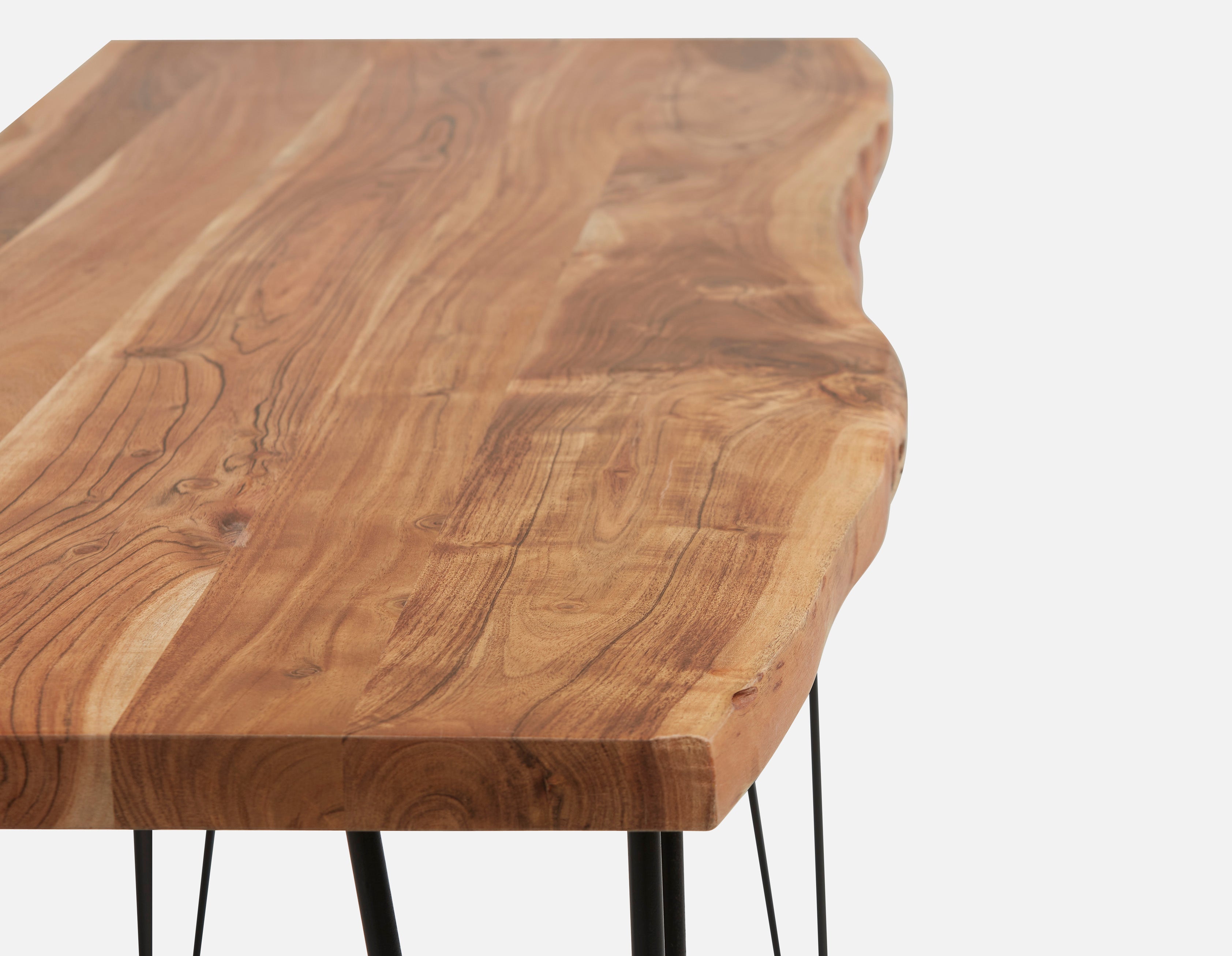 RENO table-bar en bois d'acacia massif 160cm undefined