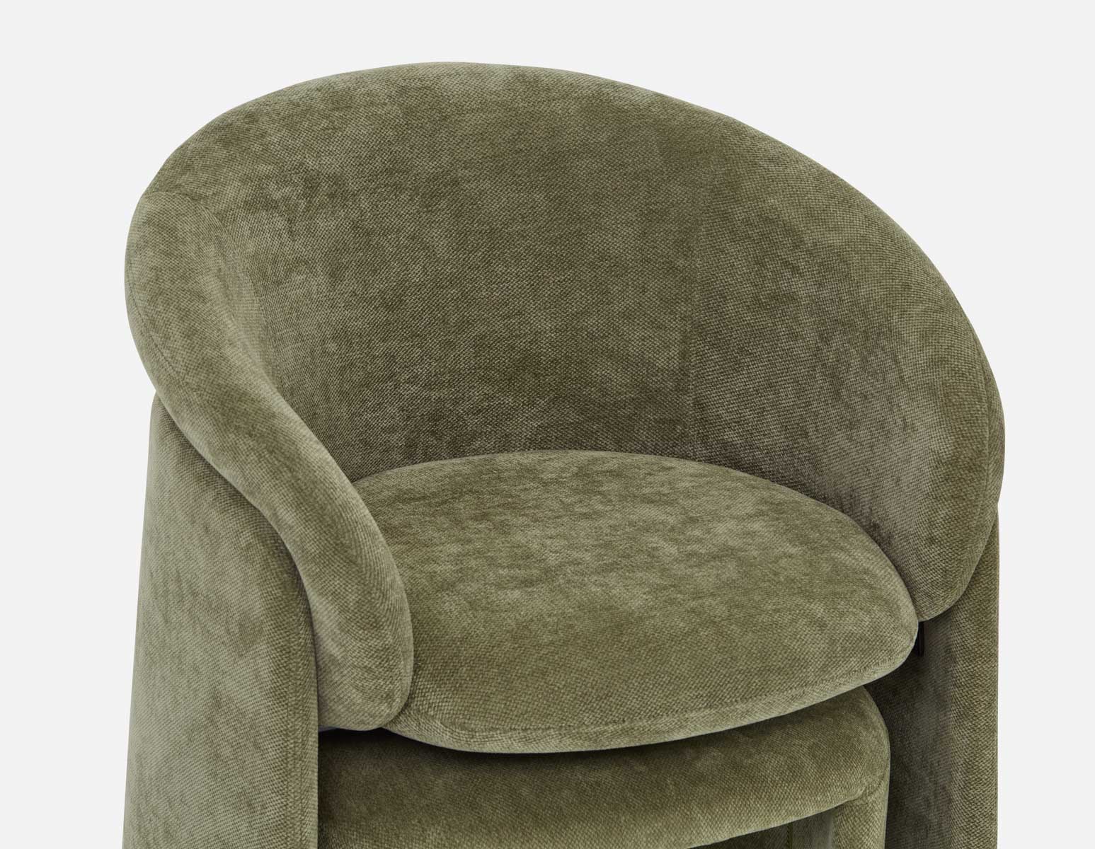HANCHA chaise d'appoint moderne avec pouf undefined
