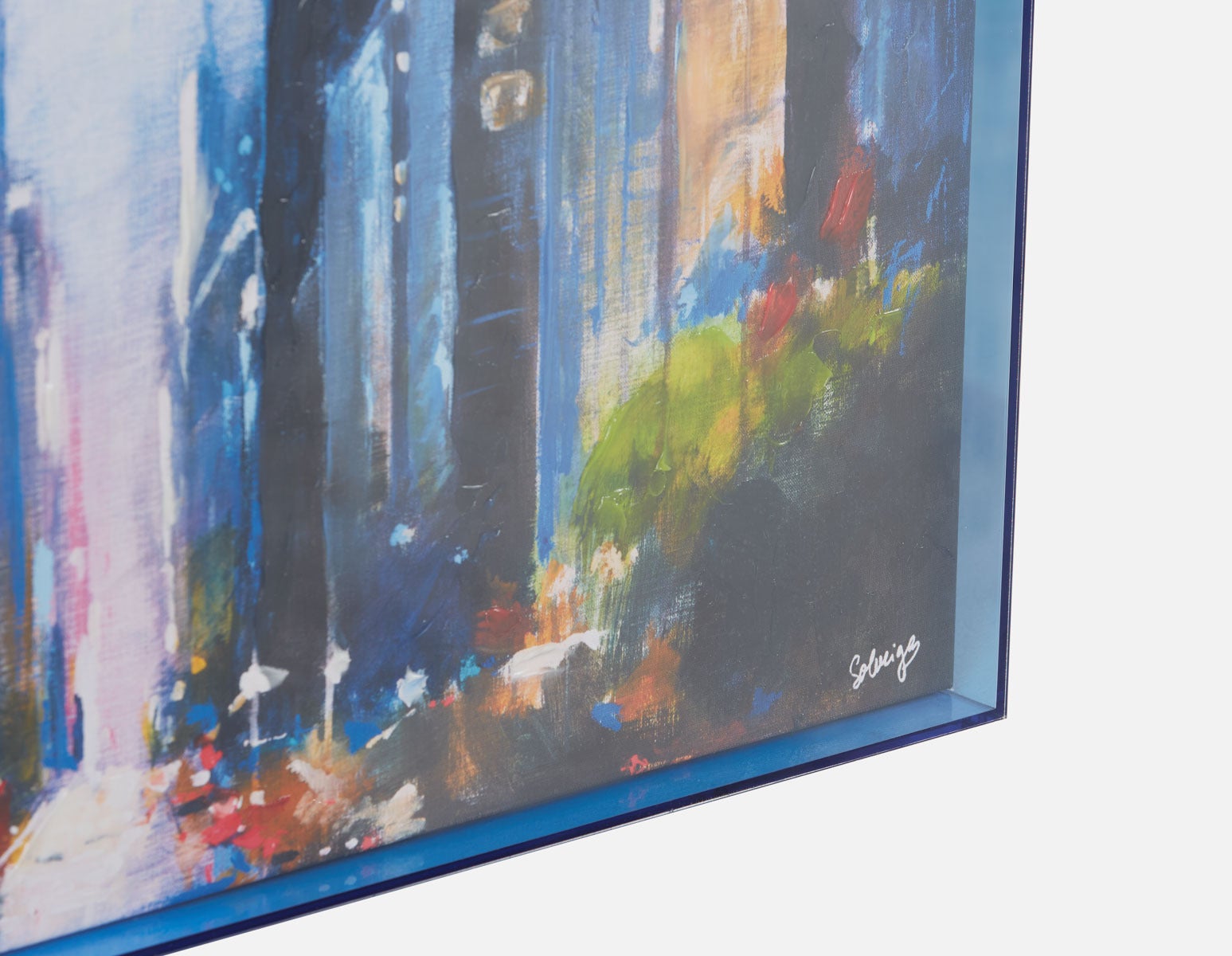 NOVA œuvre en boîte acryliquee 85 x 85 cm undefined