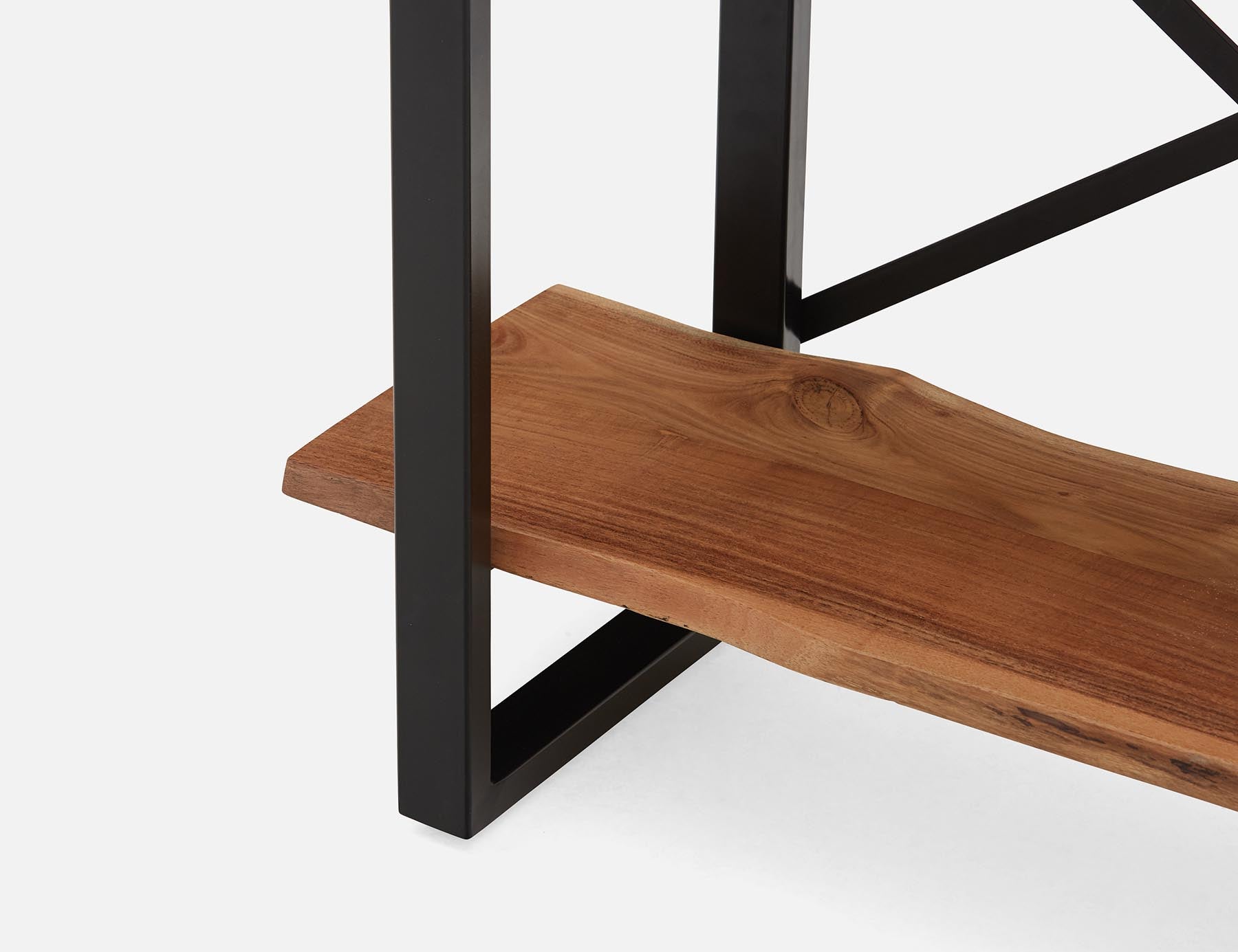 RENO acacia wood 3-tier bookcase undefined