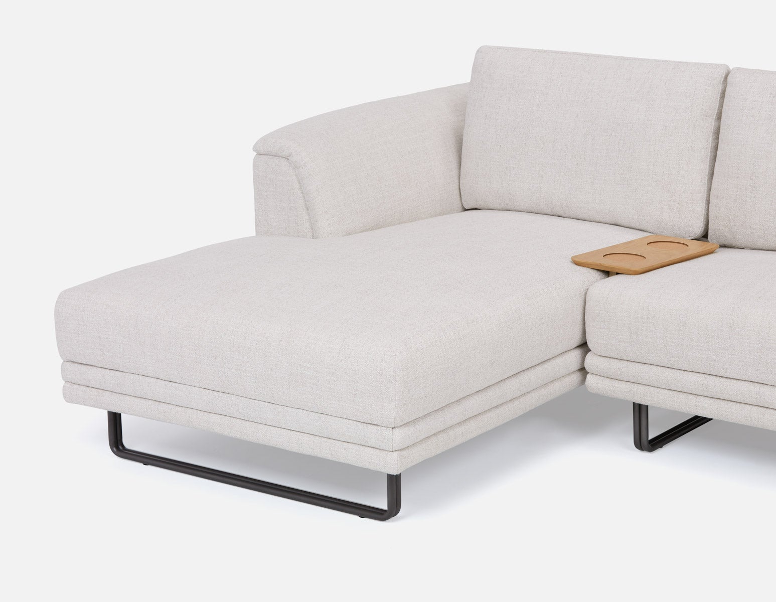 DIEGO modern contemporary sectional-sofa with tray undefined