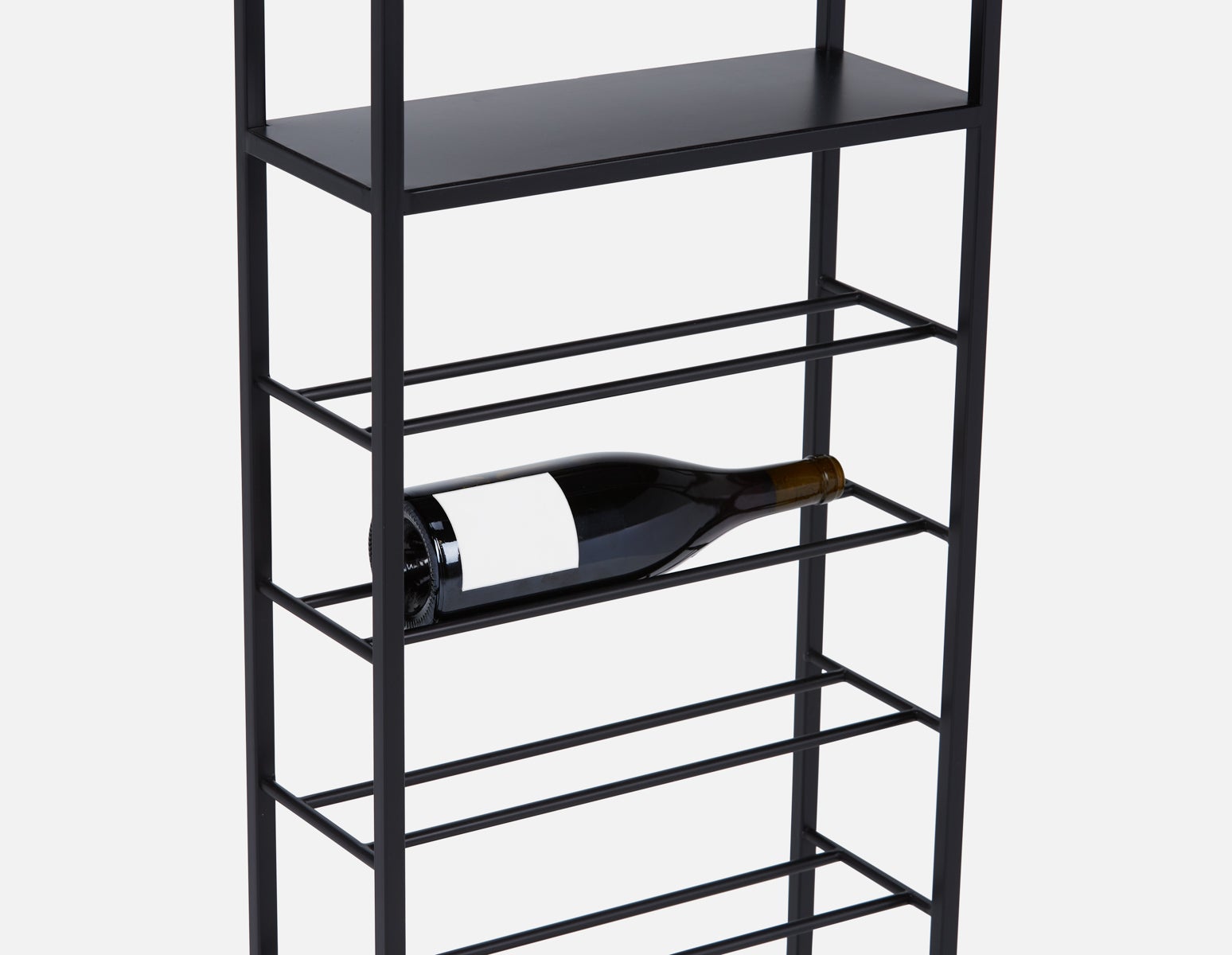 JAZZ contemporary metal wine rack 40x180cm undefined