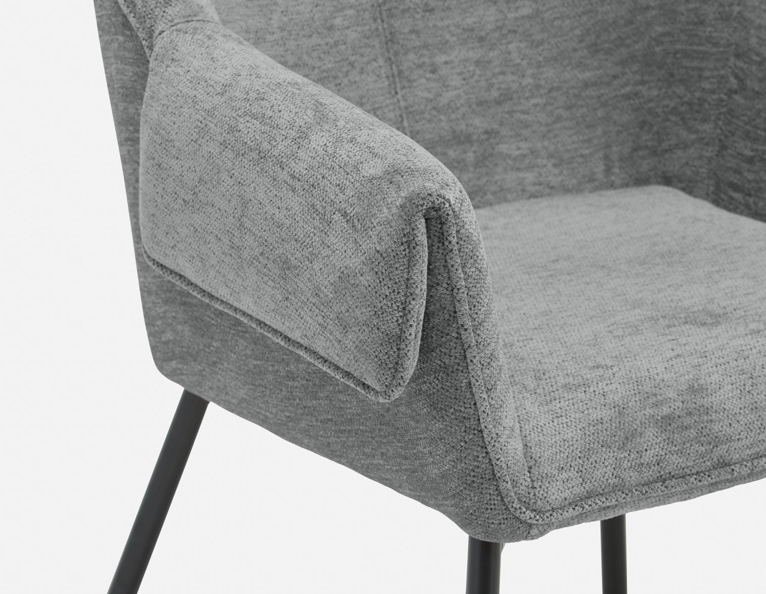 RALPH mid-century upholstered dining armchair undefined