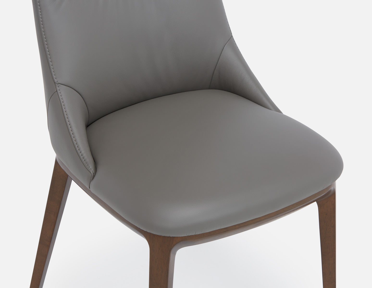 TOLEDA 100% leather contemporary dining chair undefined