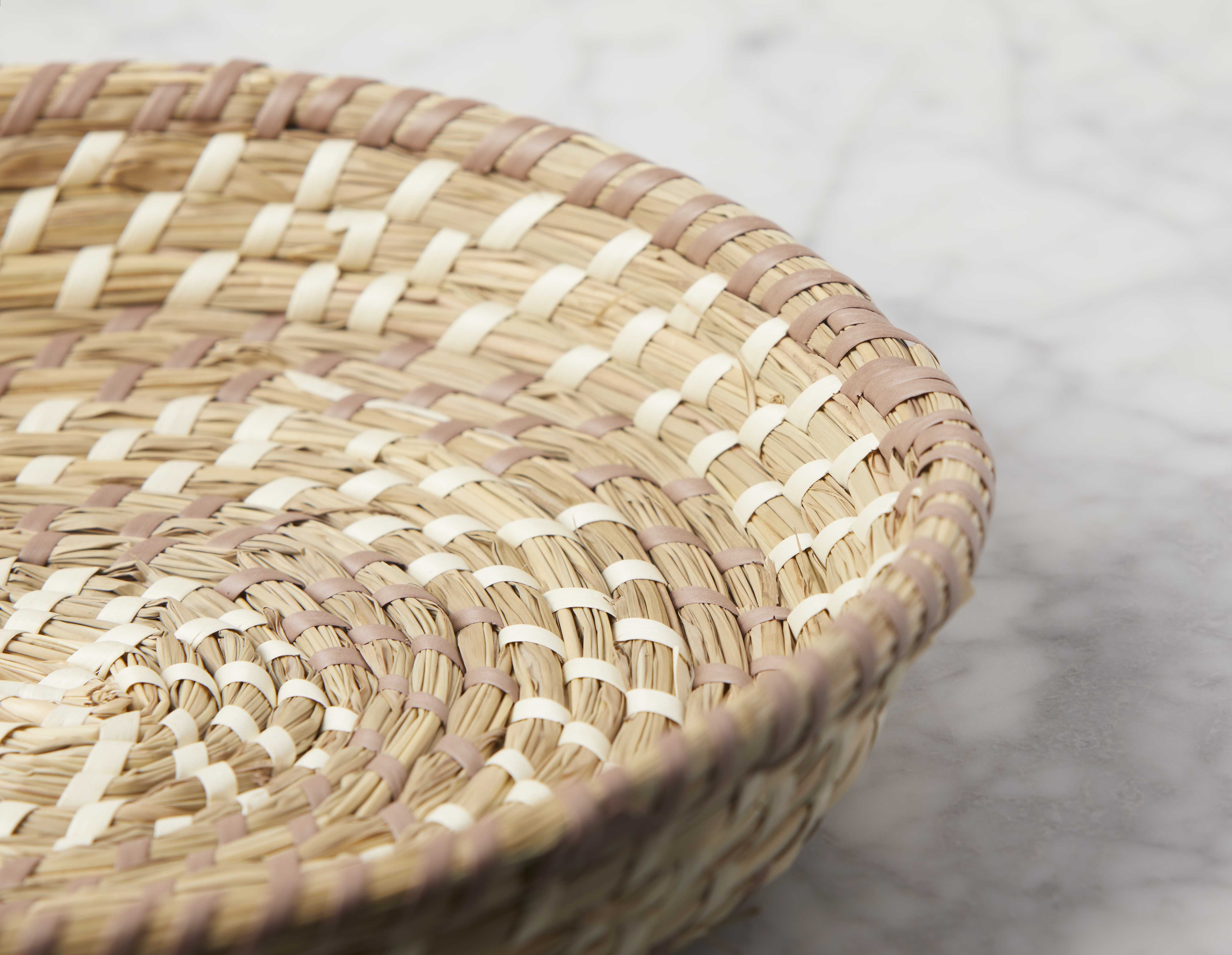 MARINE grass weaving tray 30 cm undefined