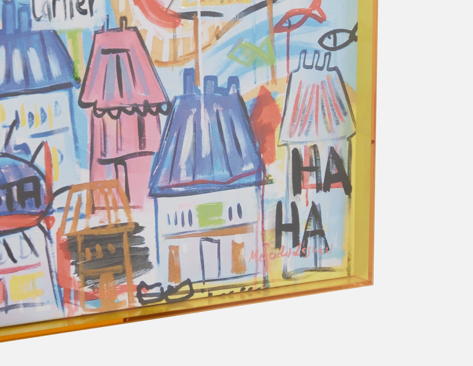 CITY CDG acrylic shadow box art 85 x 110 cm undefined