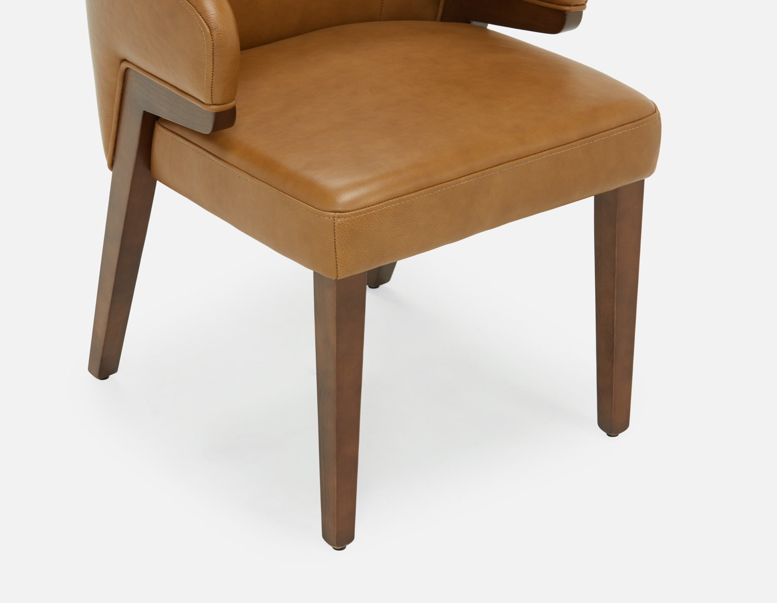 AKSEL leather dining chair undefined