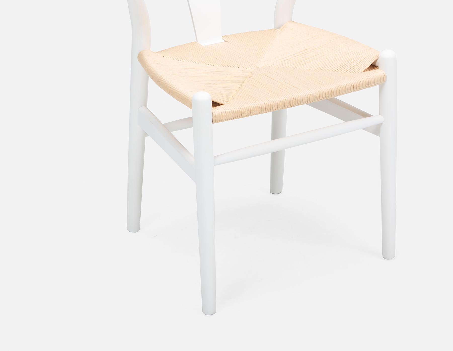 DENMARK chaise de salle à manger en bois d'hêtre et en corde tissée undefined