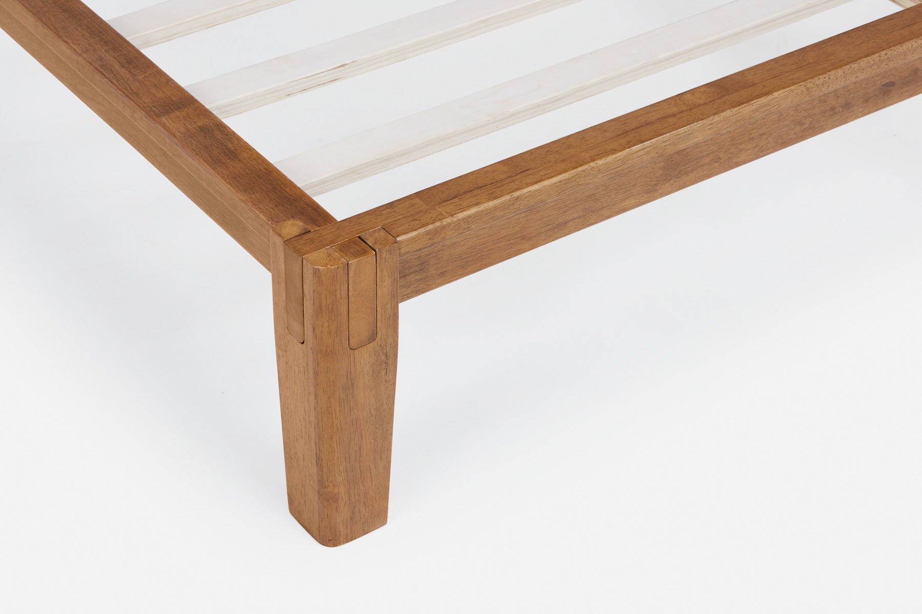BENA mid-century modern double size bed frame undefined