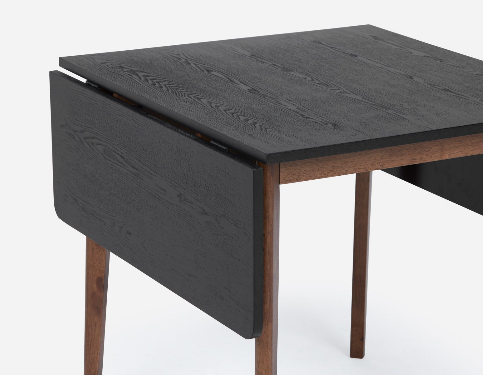 FINA table à manger avec deux abattants moderne contemporaine 74cm à 134cm undefined