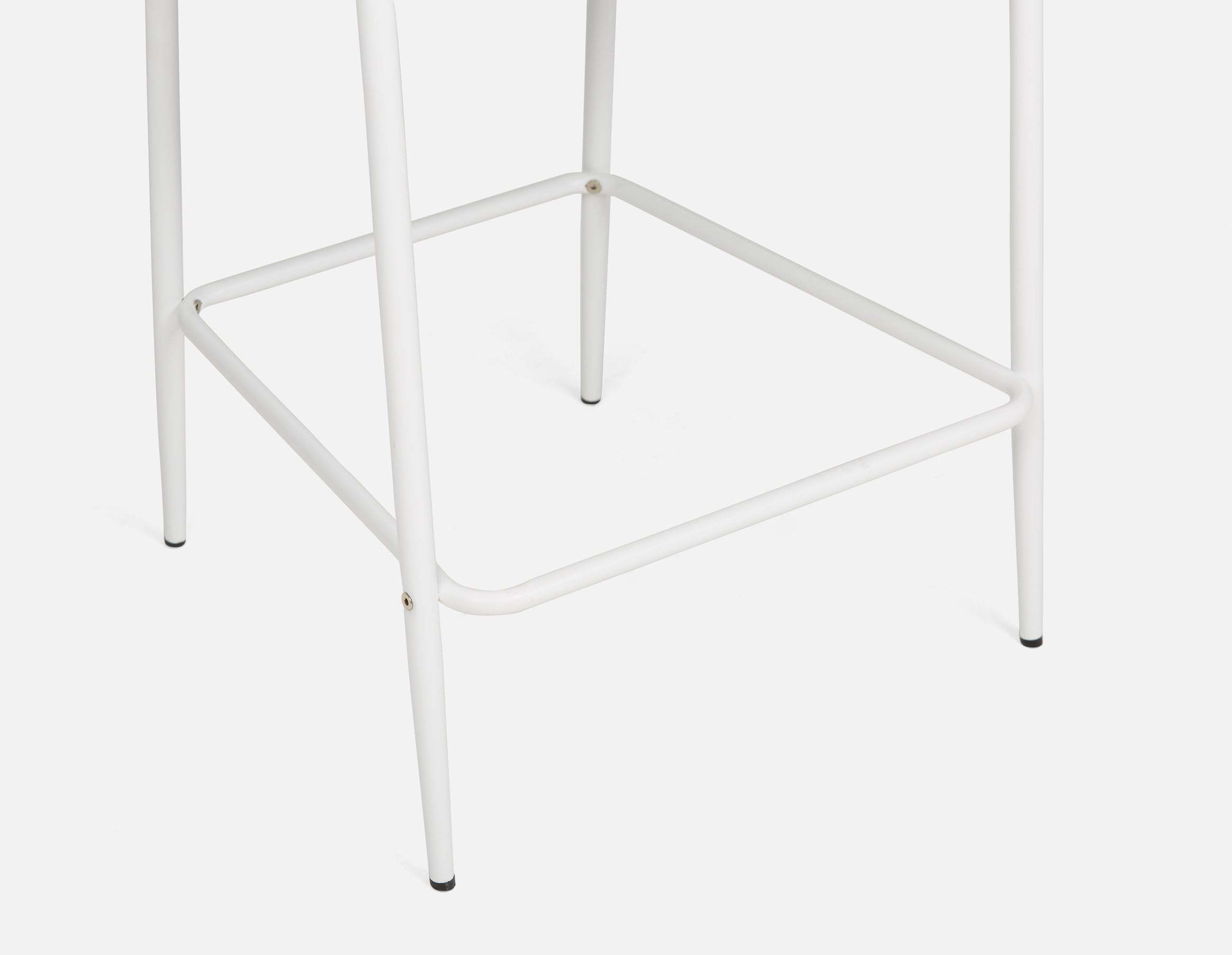 TAURO leatherette stool, brushed frame, seat height 66cm undefined