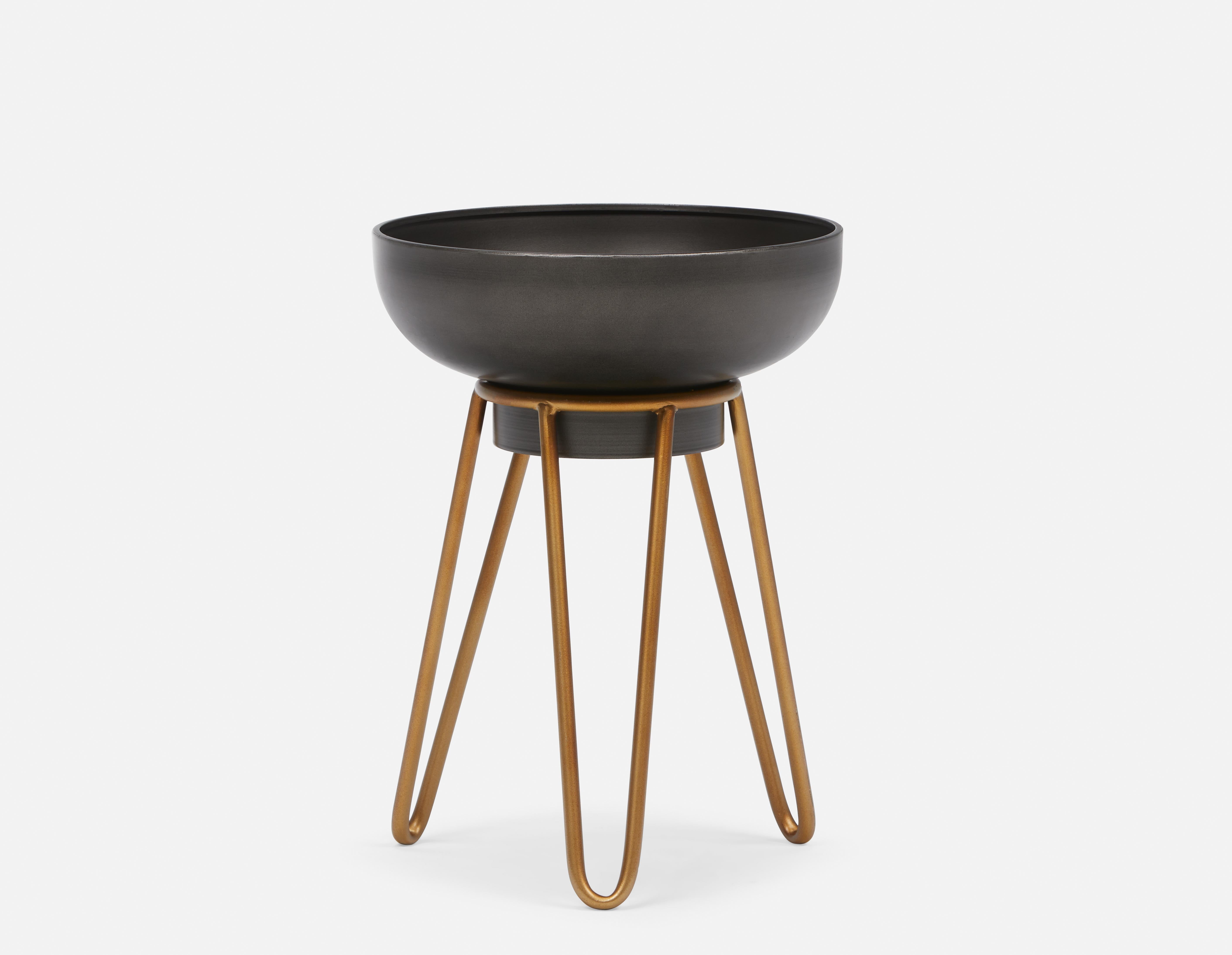 KUSHINA cache-pot en métal et support 50 cm undefined