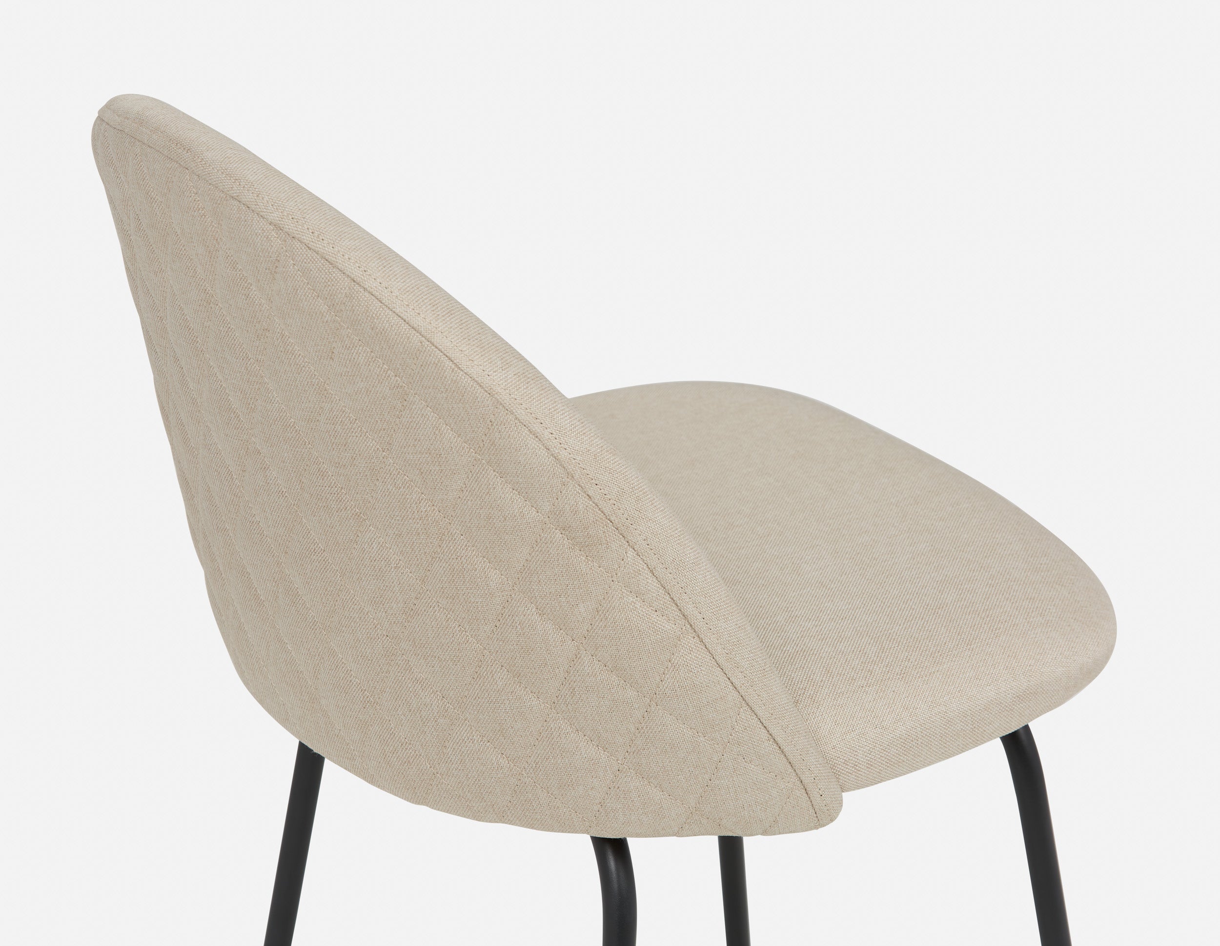 LAVAL mid-century modern counter stool with backrest 61 cm undefined