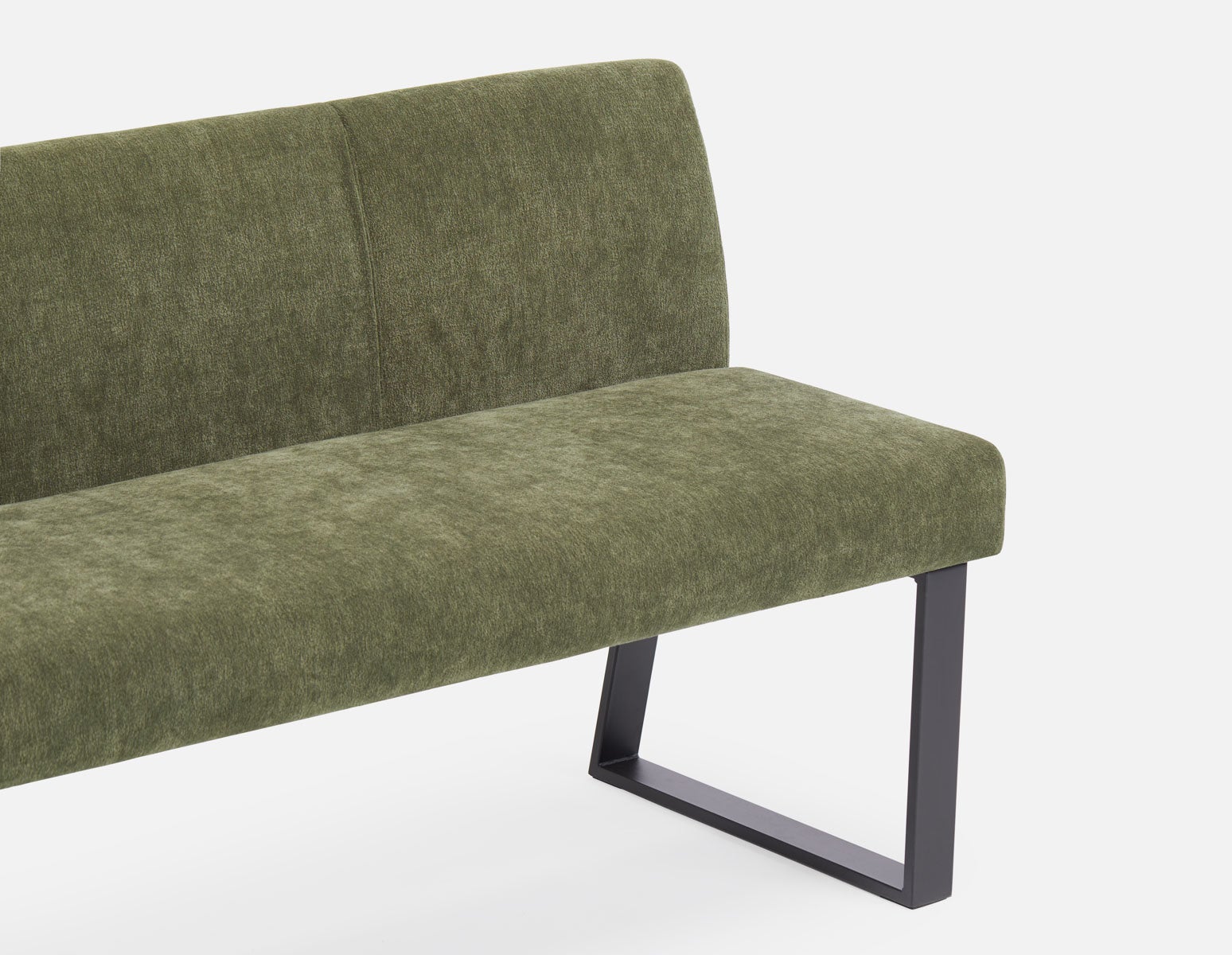JASON industrial-modern dining bench with backrest undefined
