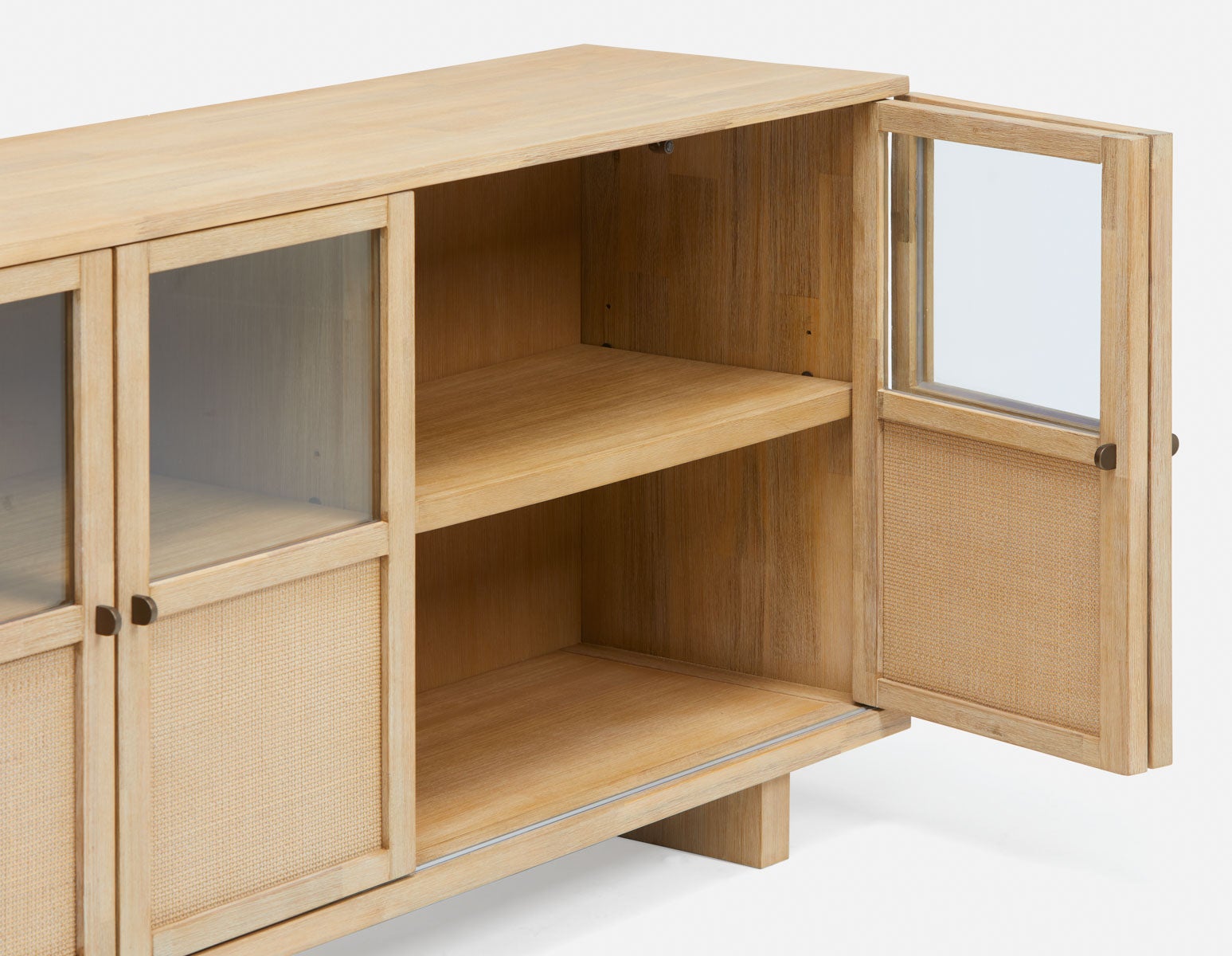GILLIS modern farmhouse 2-folding doors sideboard undefined