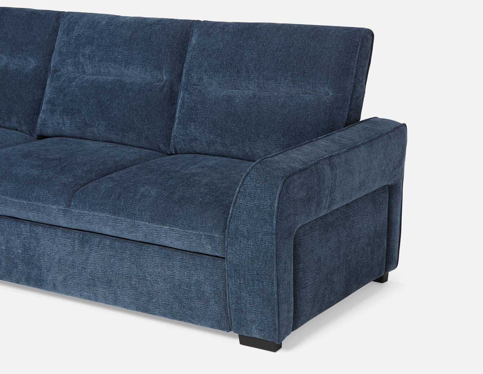 MINNESOTA left-facing sectional sofa-bed with storage undefined