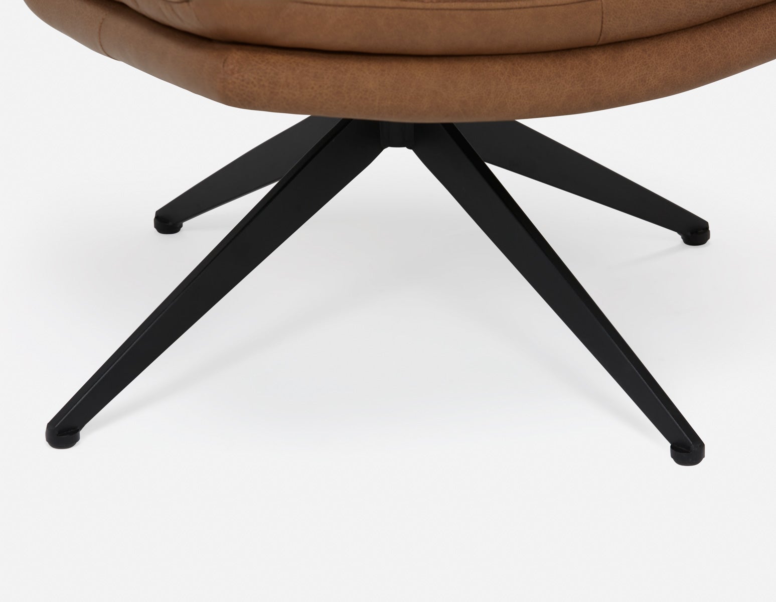 DORADA 100% leather swivel armchair undefined