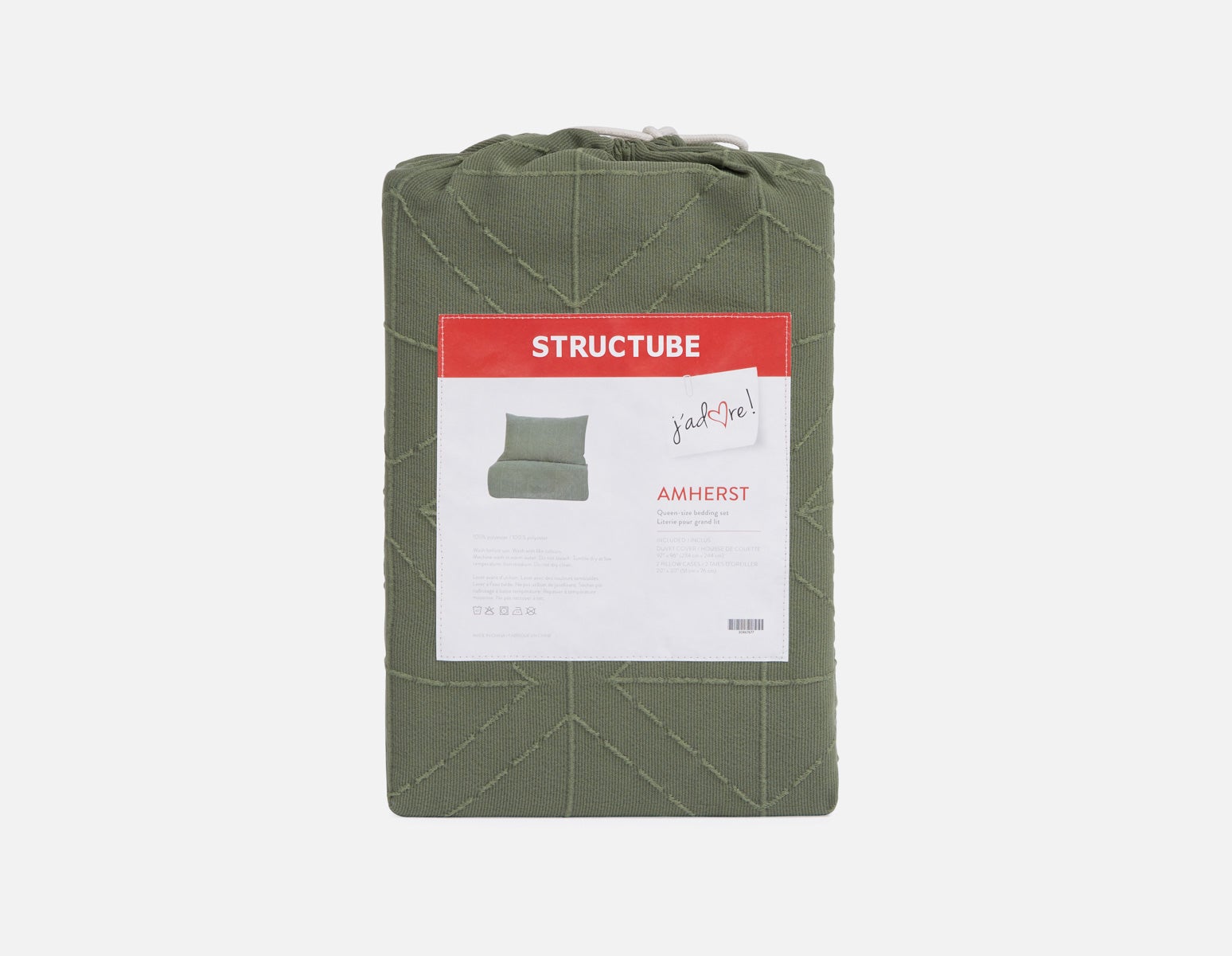 AMHERST 3-piece queen duvet cover set undefined