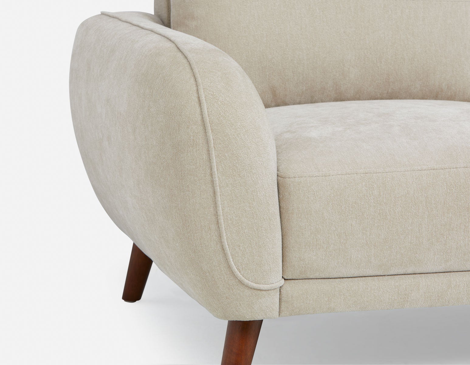 STEF mid-century modern loveseat undefined