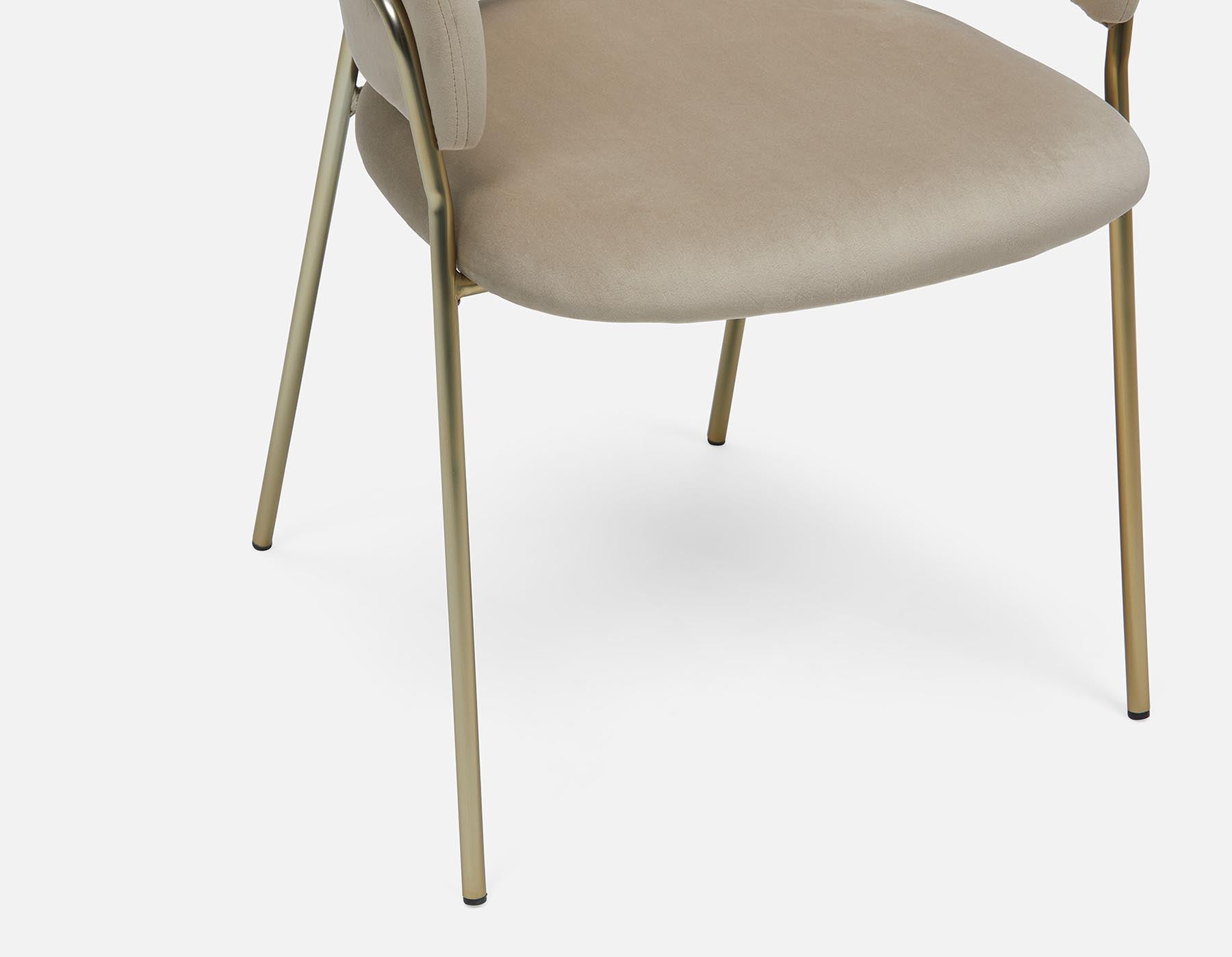 SHARON velvet dining armchair undefined