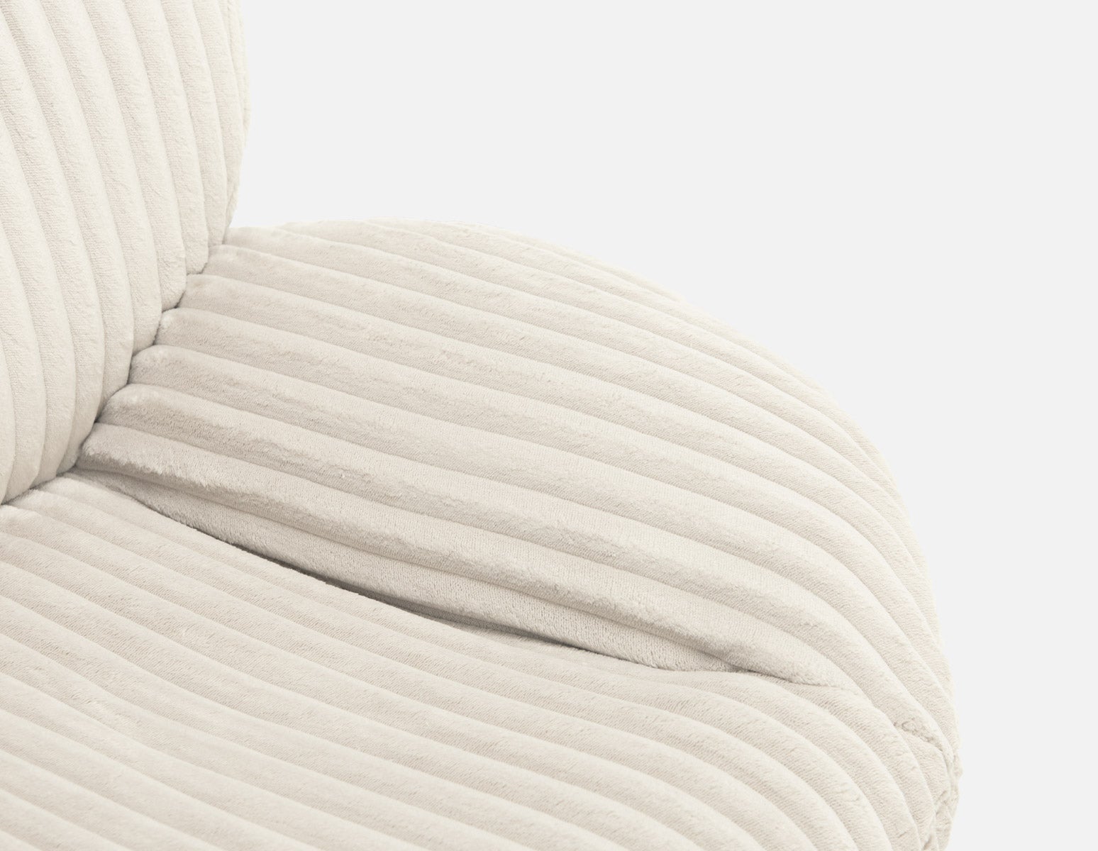 ROUSSEAU corduroy accent chair undefined