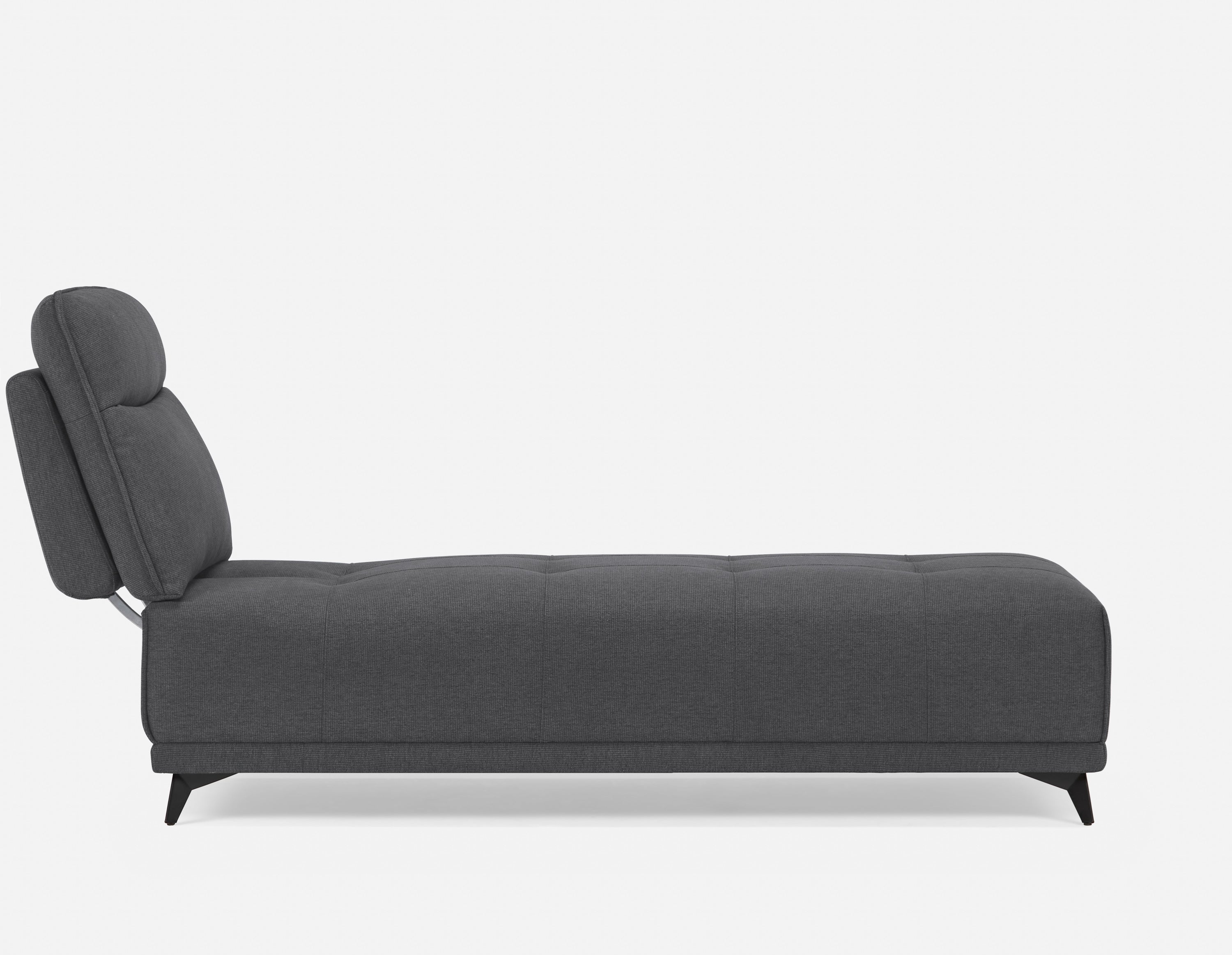 SIMON modern contemporary lounger with adjustable backrest undefined