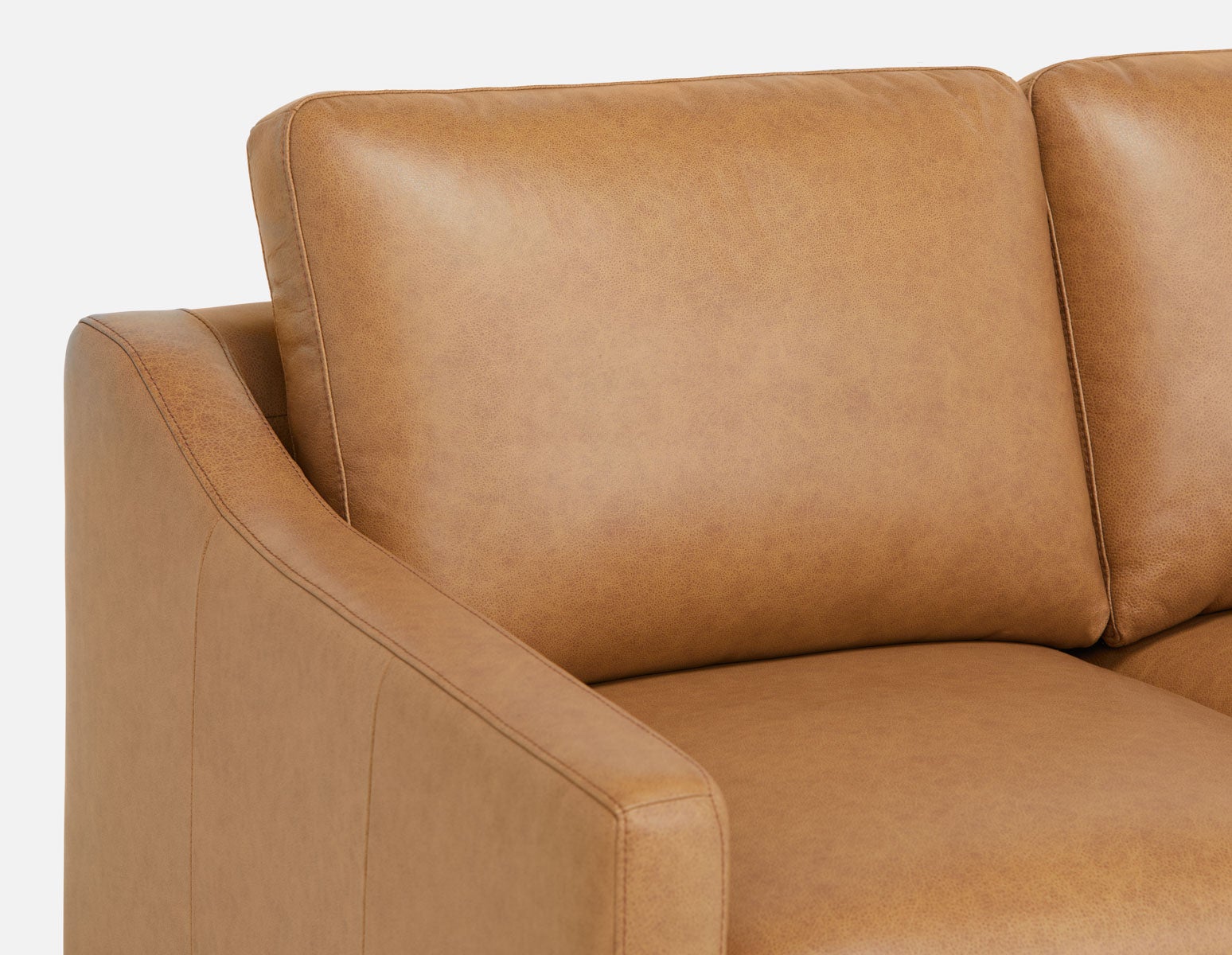 LIMA modern 100% leather loveseat undefined