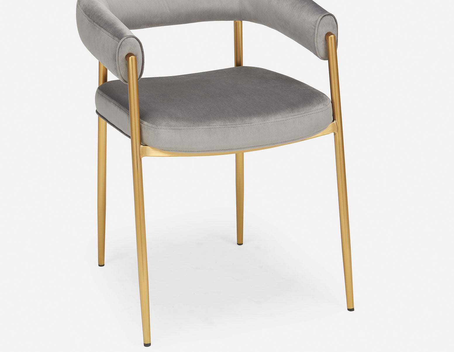 TAURO velvet chair, gold plated frame undefined