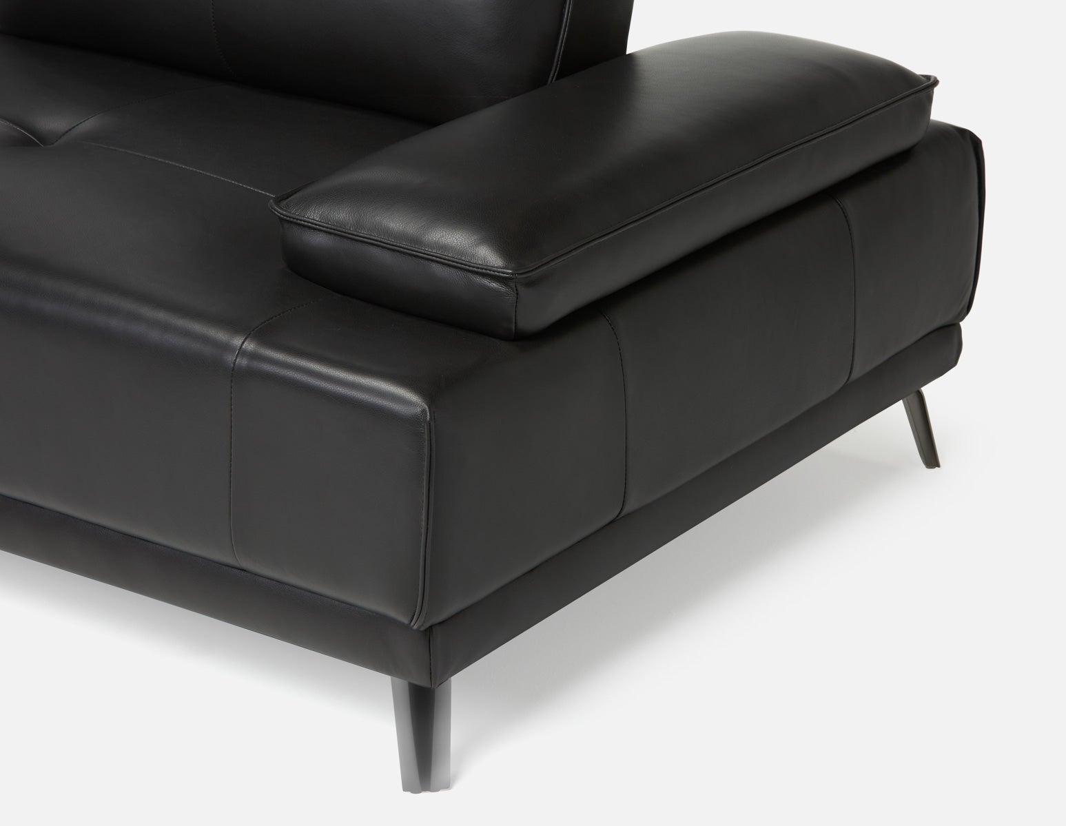 ANGKOR left-facing leather sectional sofa undefined