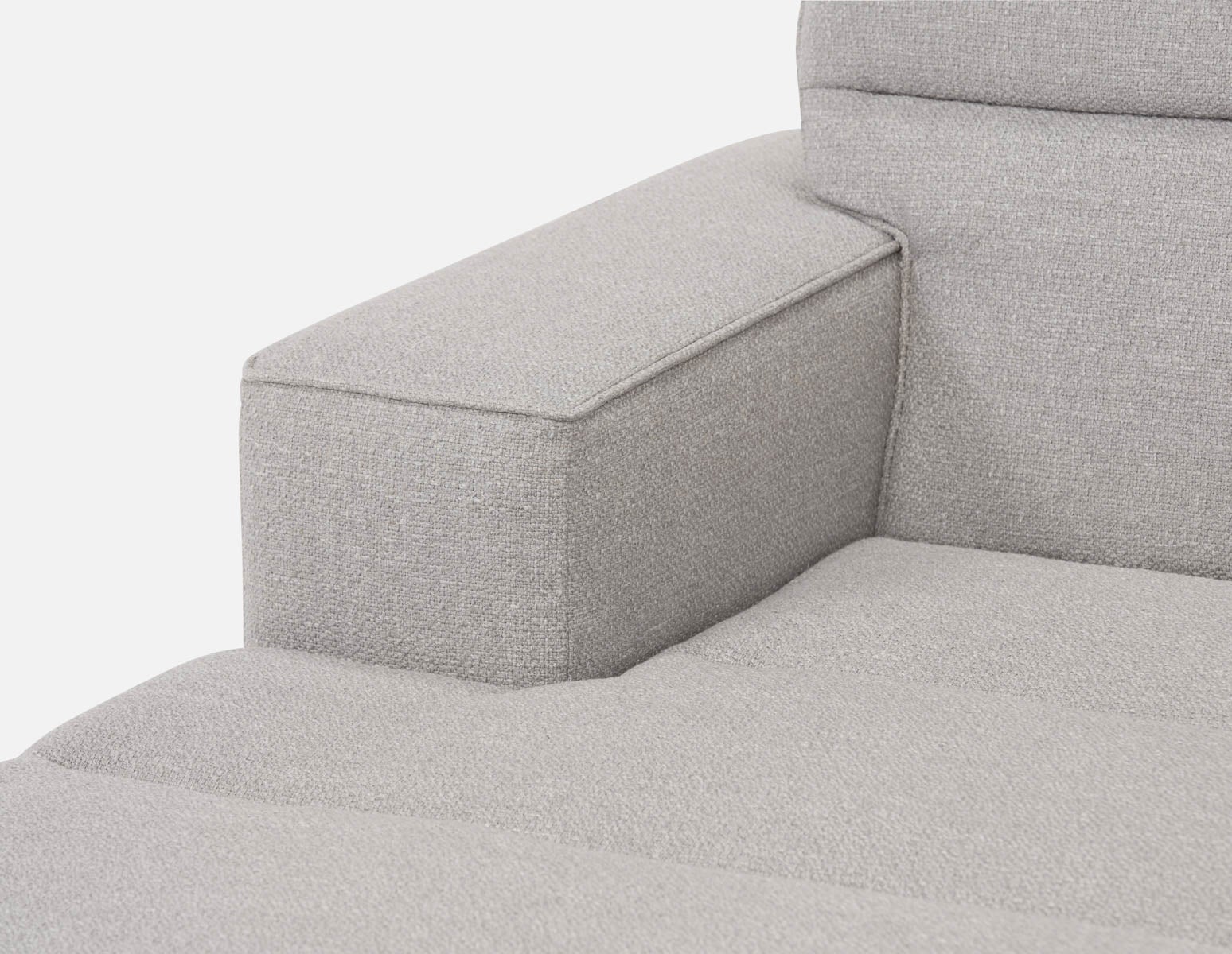 REVAN modern left-side modular lounge chair with arm customize to fit your space undefined