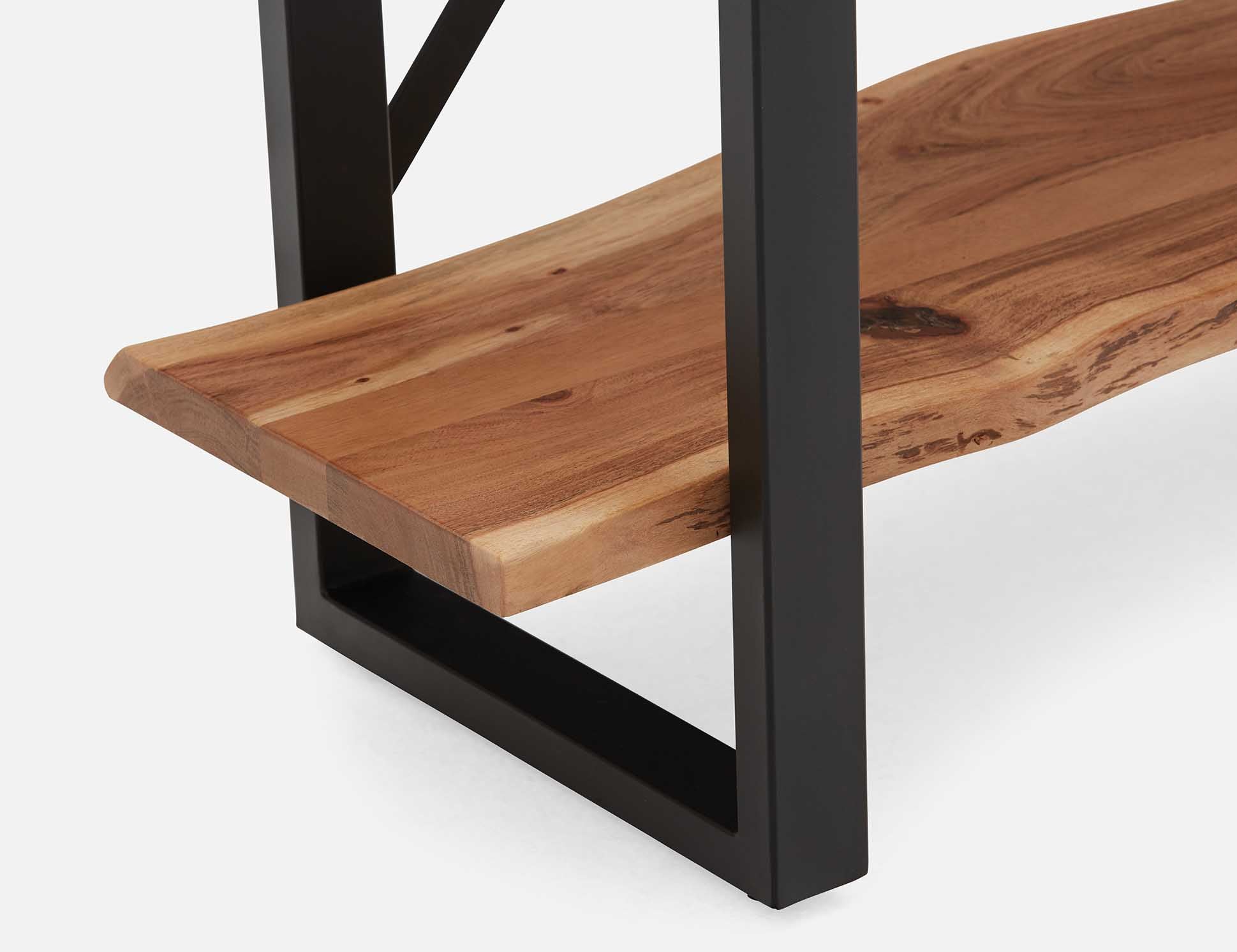 RENO acacia wood 5-tier bookcase undefined