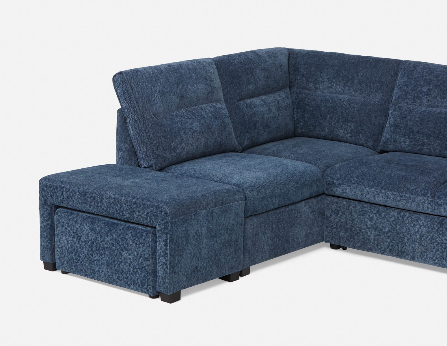 MINNESOTA left-facing sectional sofa-bed with storage undefined