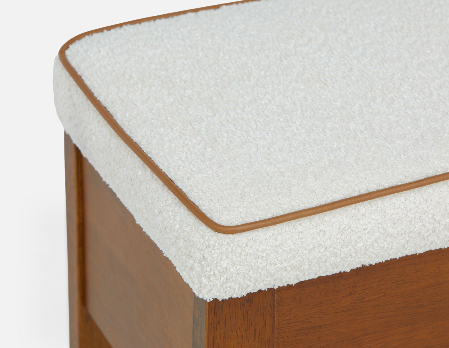 BENA mid-century modern storage bench undefined