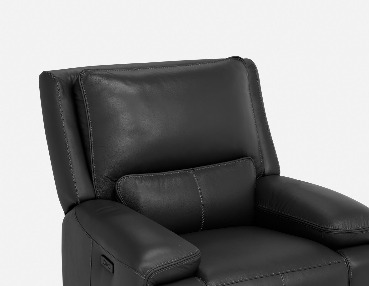 FAOUZI fauteuil inclinable en cuir contemporain undefined