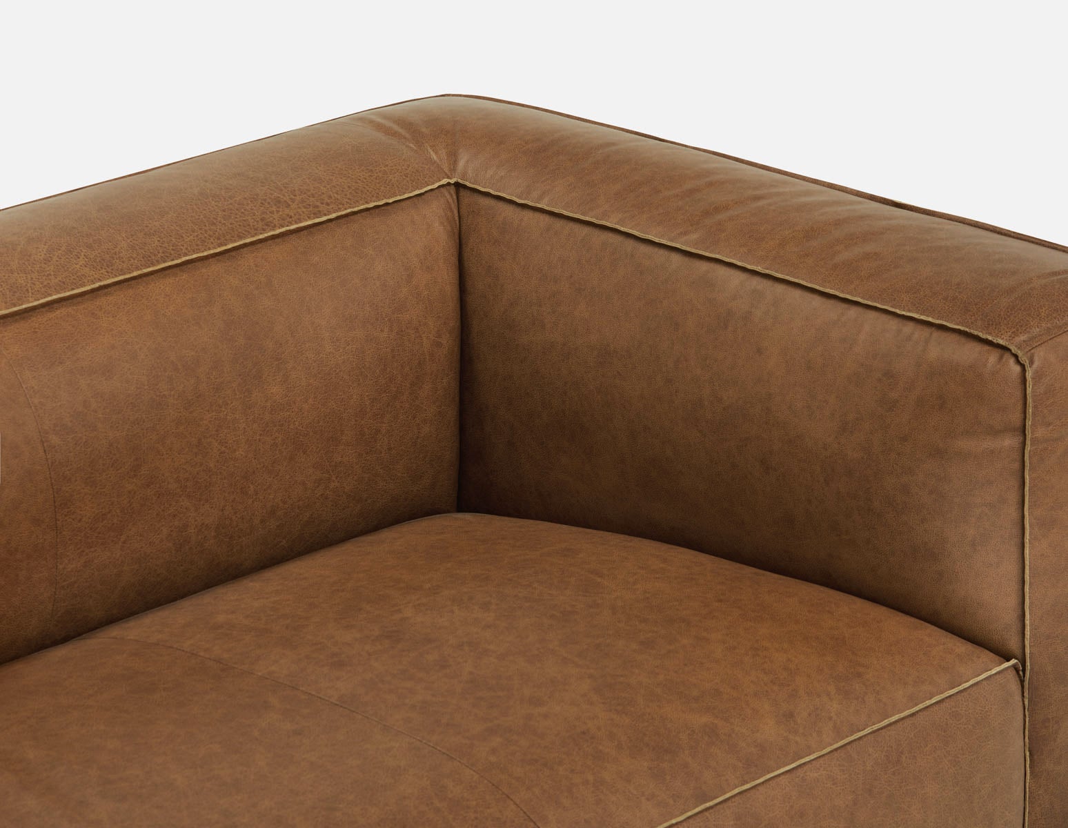 MONTE 100% leather classic 3-seater sofa undefined
