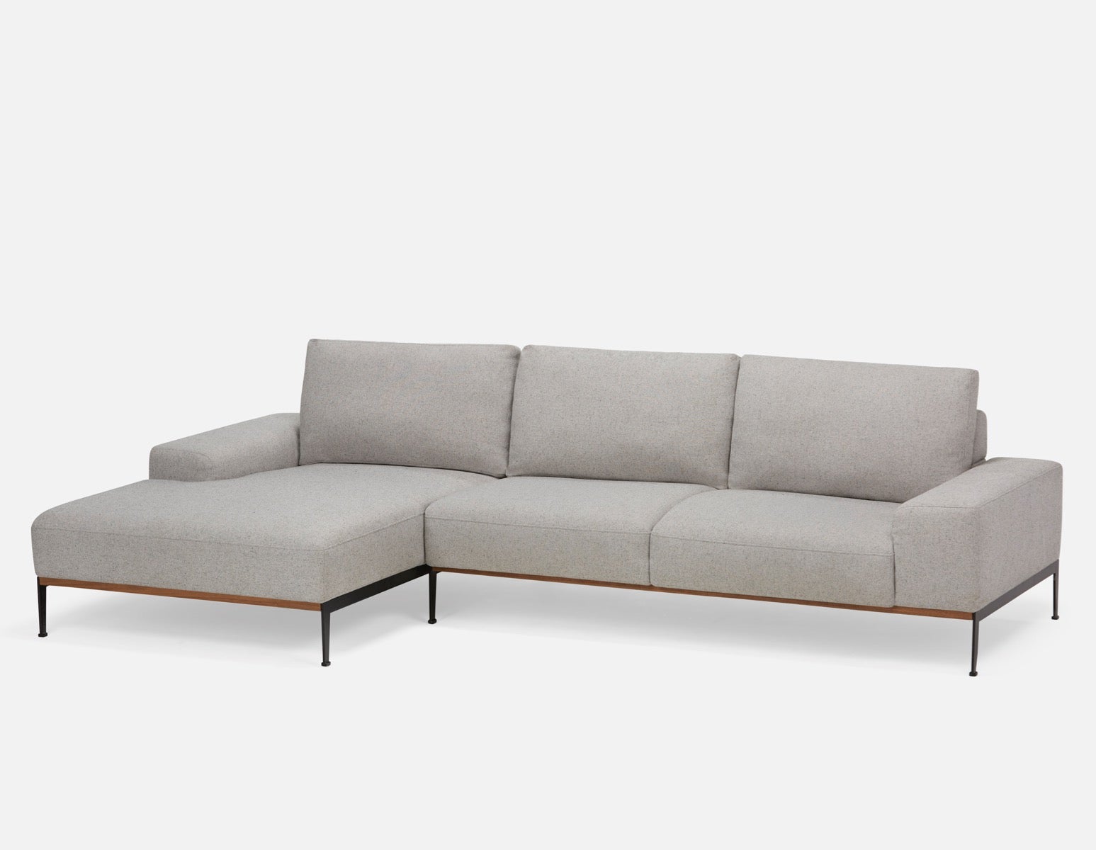 PRESTON modern left-facing sectional sofa undefined
