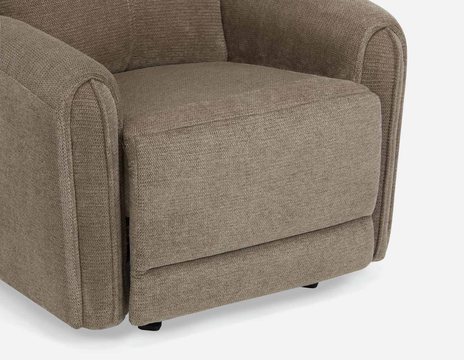 CALVERO contemporary power-reclining and glider armchair with usb port undefined