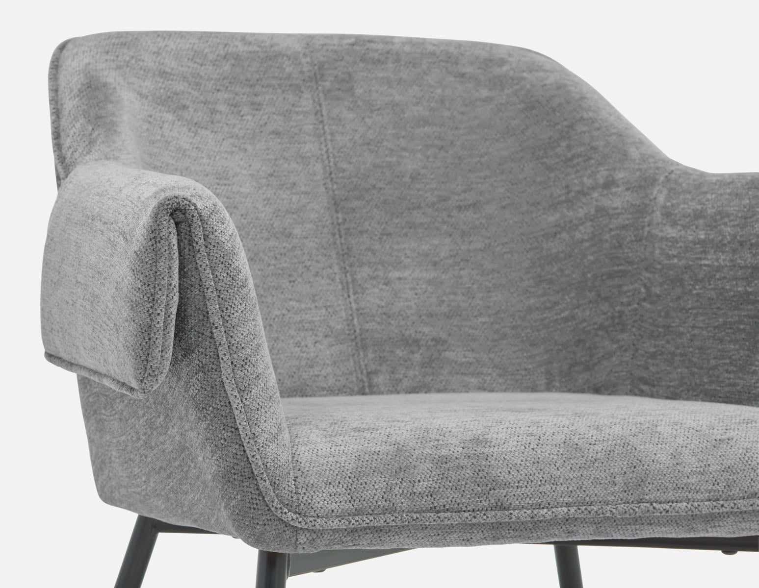 RALPH mid-century upholstered dining armchair undefined