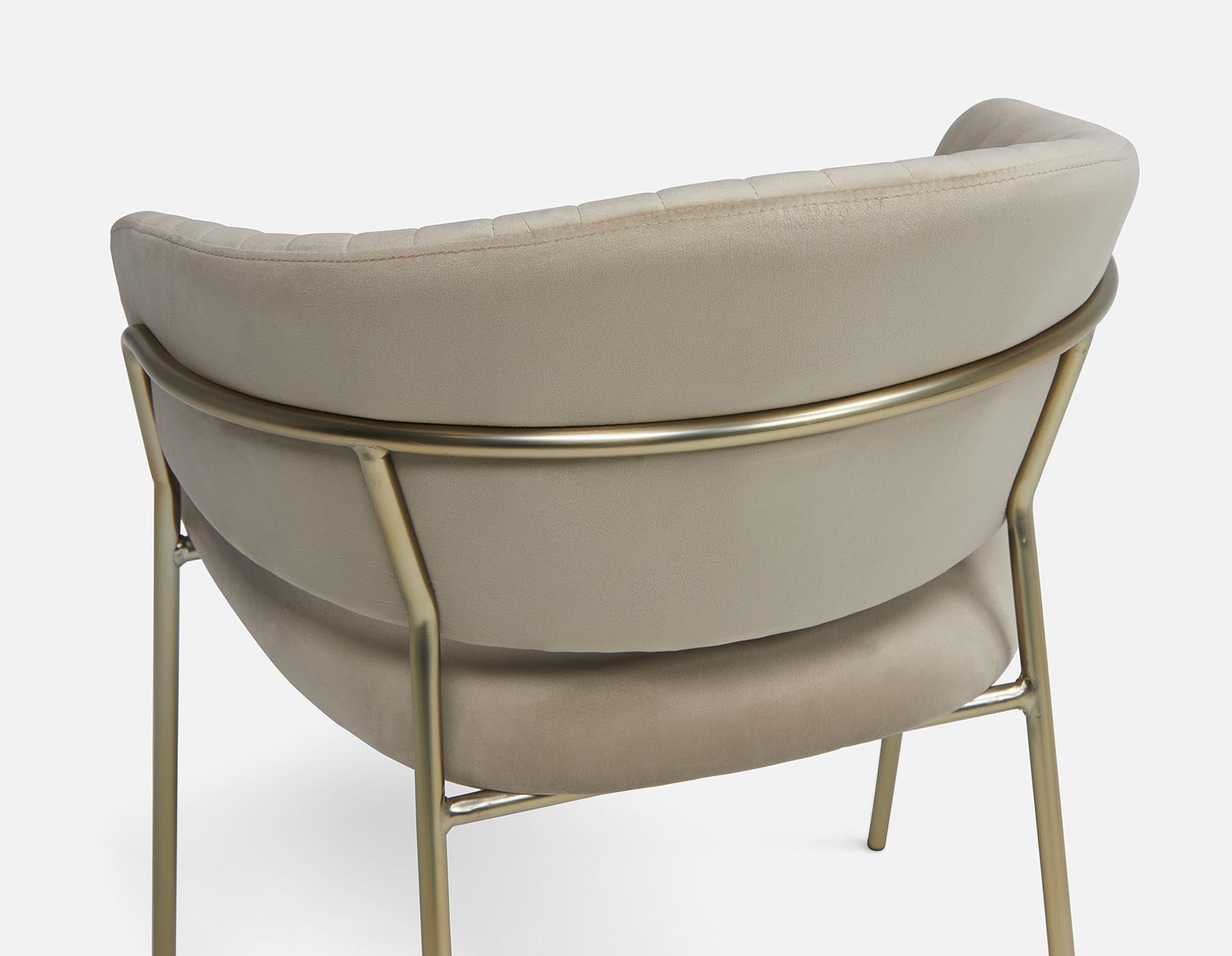 SHARON velvet dining armchair undefined