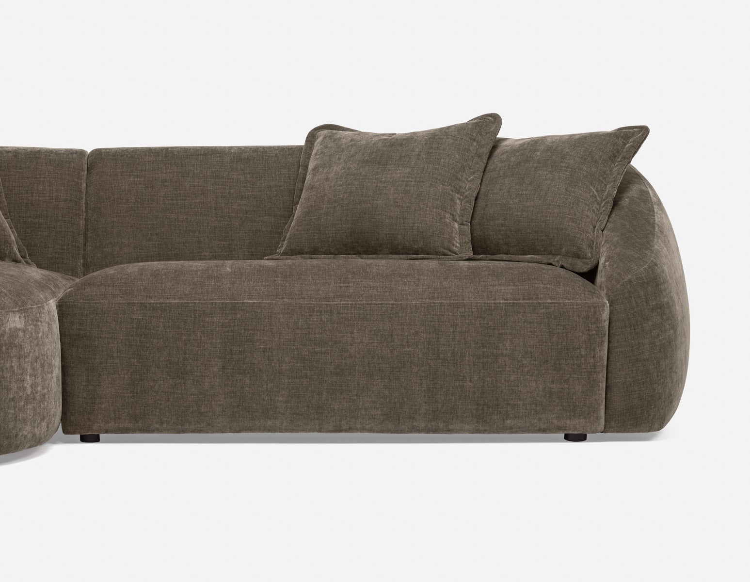 DOYER modern left-facing sectional sofa undefined
