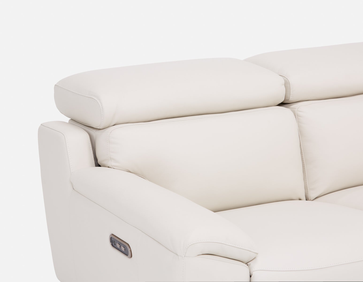 NILLIE causeuse contemporaine 100% cuir inclinable undefined