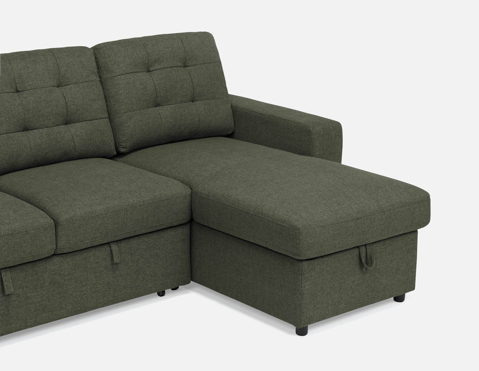MARNIE contemporary interchangeable sectional sofa-bed with storage undefined