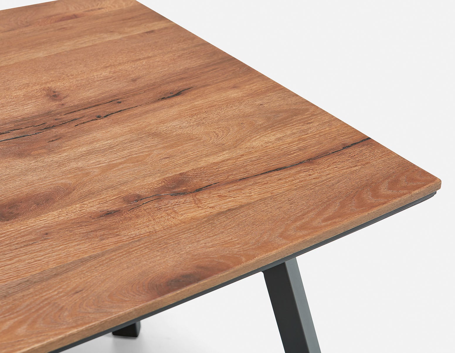 ZENGA table à rallonge en placage de chêne 190 cm à 240 cm undefined