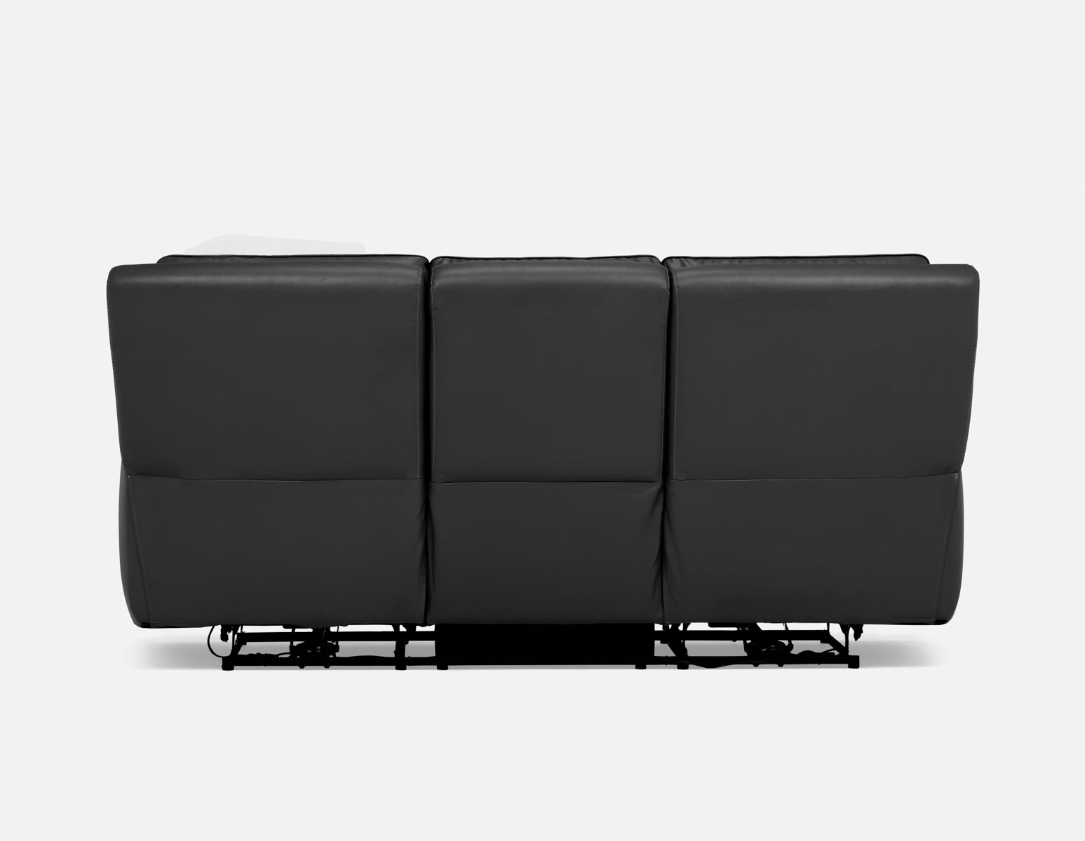 FAOUZI leather contemporary power recliner sofa undefined