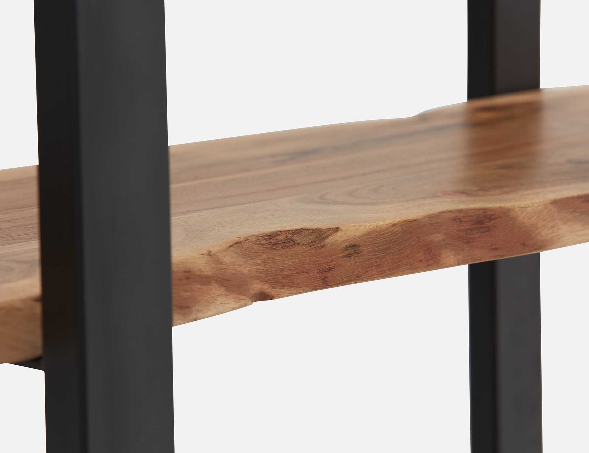 RENO acacia wood 5-tier bookcase undefined