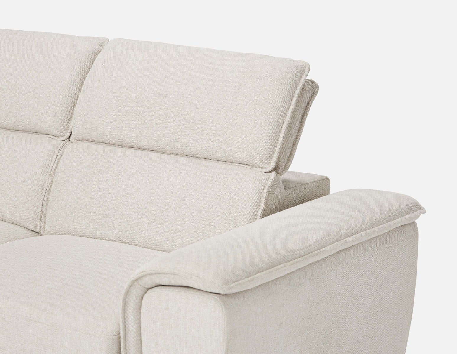 ODETTE contemporary left-facing sectional sofa-bed with storage undefined