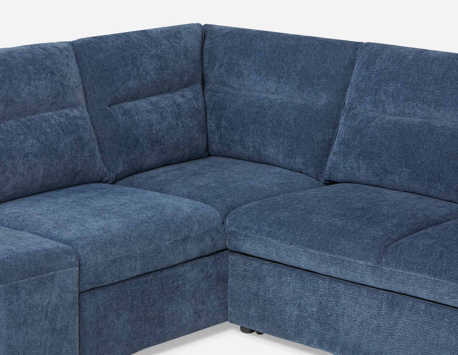 MINNESOTA left-facing sectional sofa-bed with storage undefined