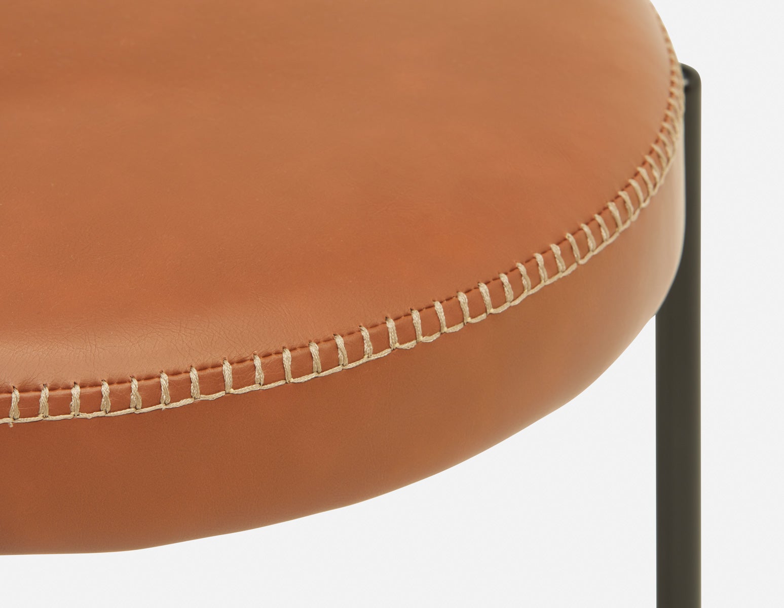 KURO Industrial-modern counter stool with backrest 66cm undefined