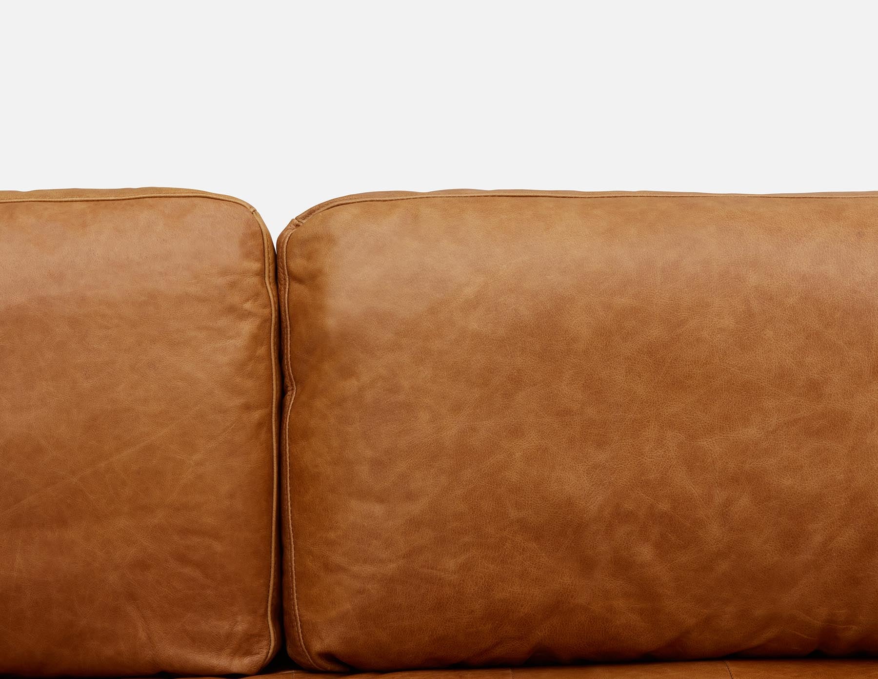 KINSEY canapé d'angle 100 % cuir, côté gauche moderne du milieu du siècle undefined