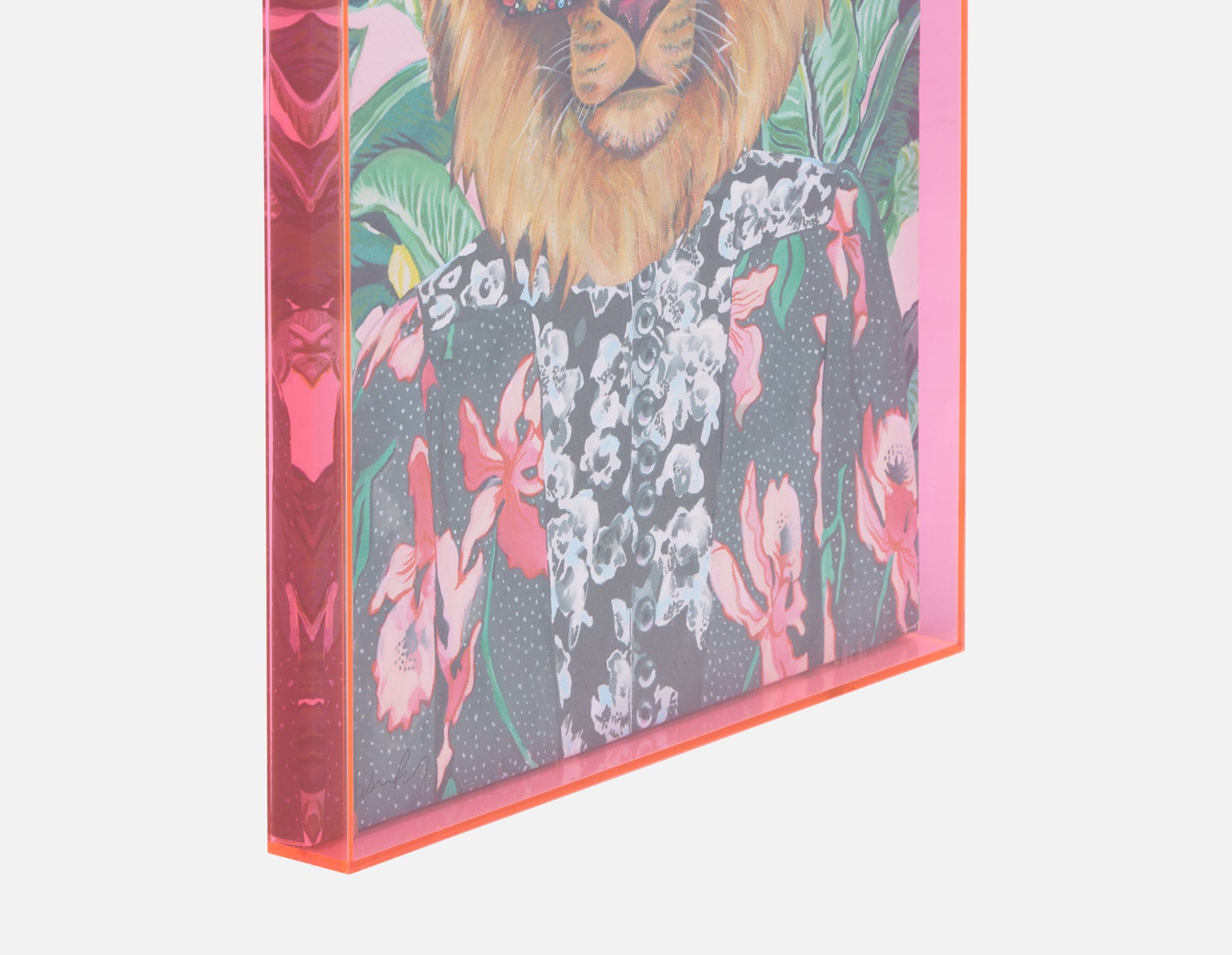 GOLDIE IV acrylic shadow box art 45 x 60 cm undefined